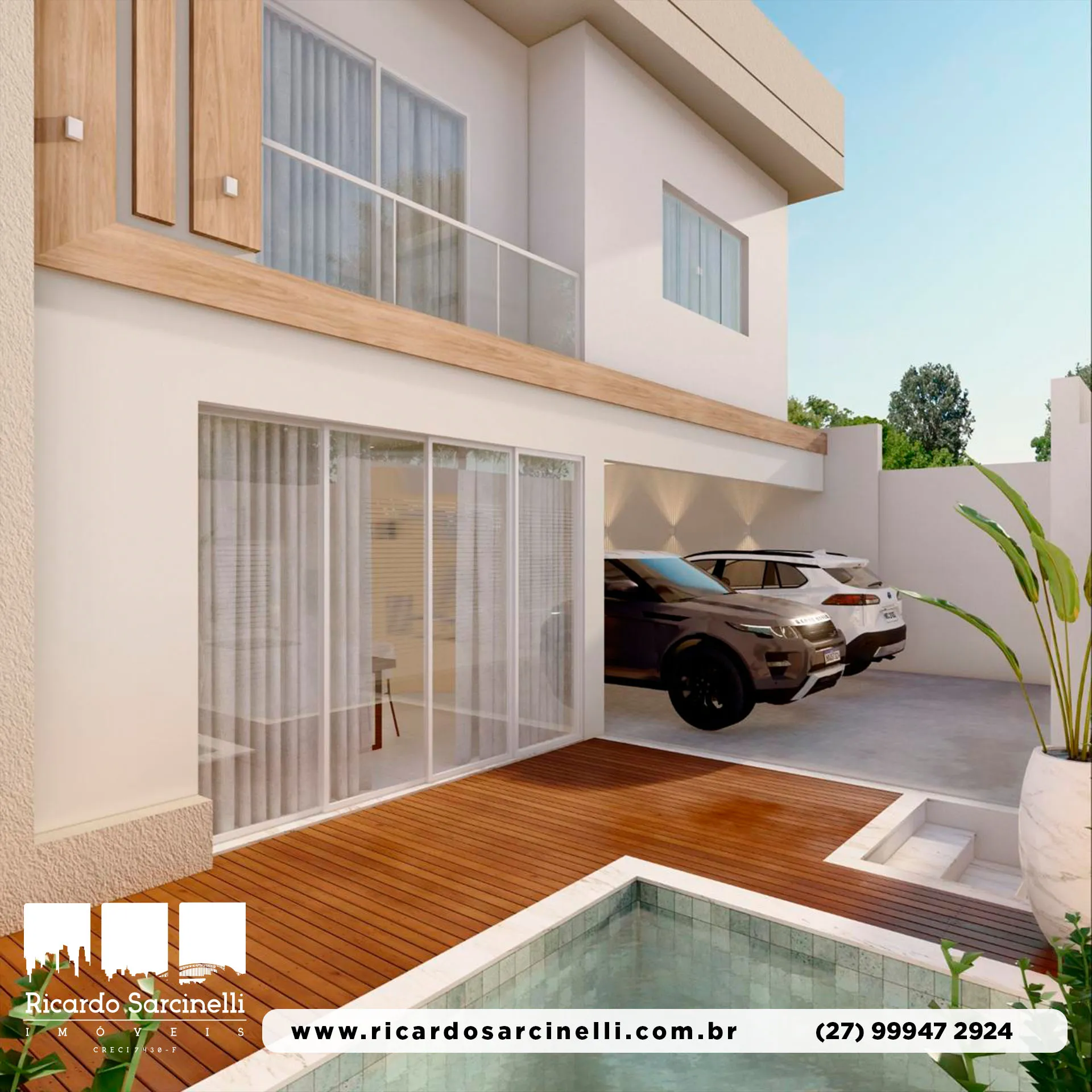 CASAS NO RESIDENCIAL REAL GARDEN – FAZENDA VITALI.